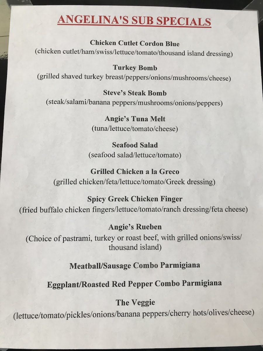 Menu Angelina's Pizzeria-6