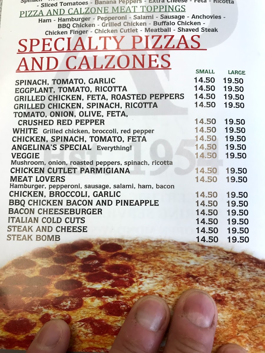 Menu Angelina's Pizzeria-7